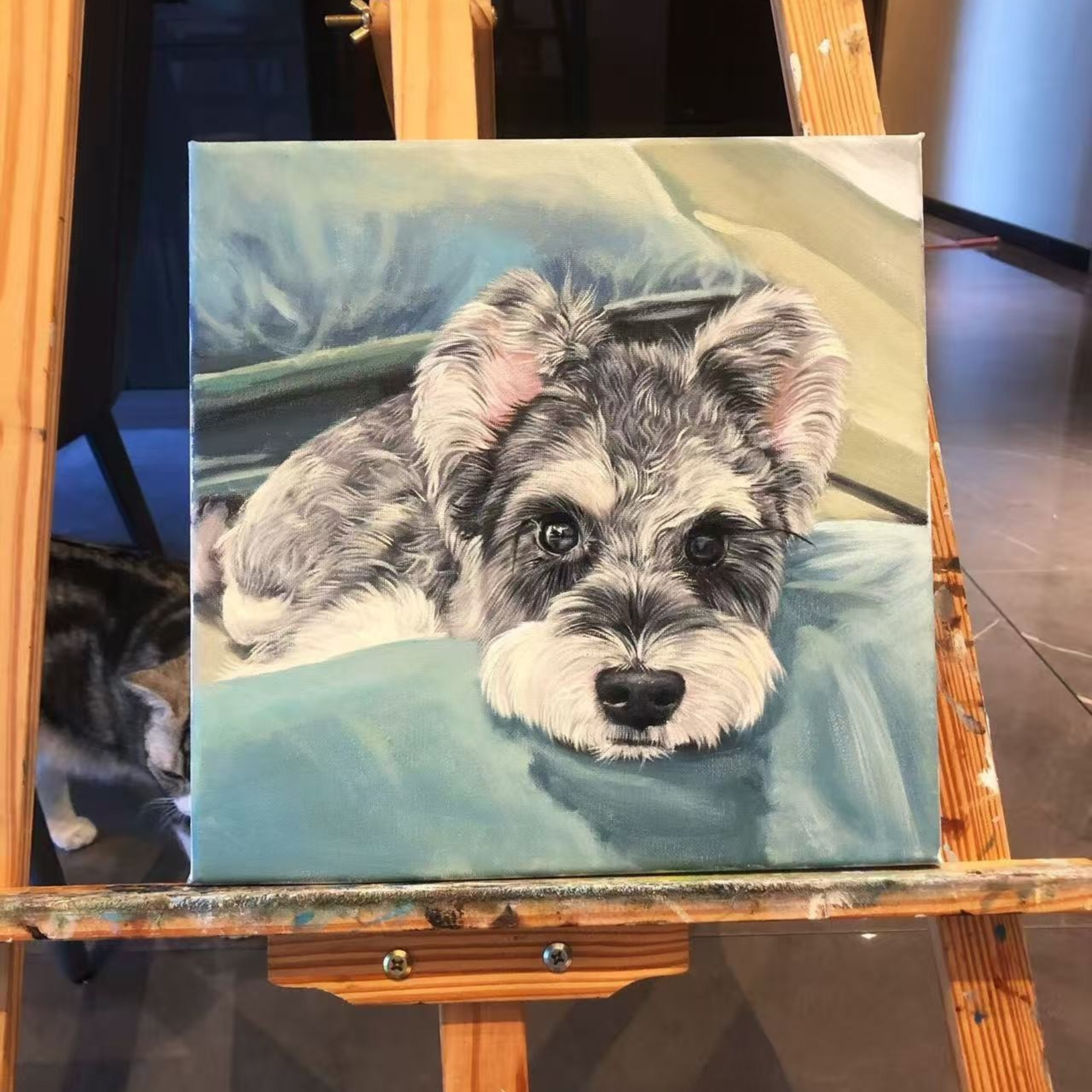 Custom Pet Portrait Size Guide: Choosing Scale for Your Space